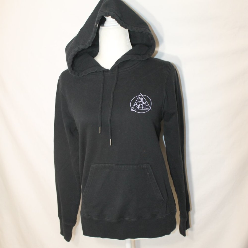 Volcom Black Hoodie Size Small "Volcom Stone" Log… - image 1